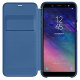 Samsung Galaxy A6 Wallet Cover Blauw