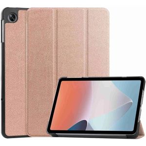 Oppo Pad Air Hoes Tri-Fold Book Case met Standaard Roze Goud