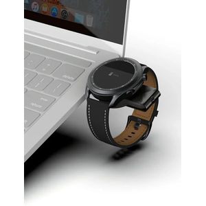 Compacte Draadloze Oplader voor Samsung Galaxy Watch Zwart