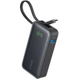 Anker 545 Nano (30W) Powerbank Vaste USB-C Kabel 10.000 mAh Zwart