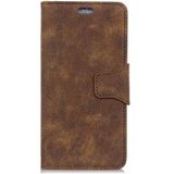Samsung Galaxy A6 Plus Vintage Portemonnee Hoesje Coffee