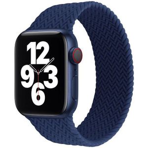 Apple Watch Bandje - 1-9/SE/Ultra 49MM/45MM/44MM/42MM - Geweven - Blauw Maat: M