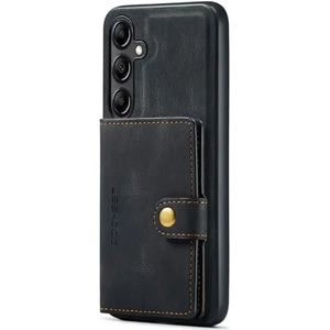 CaseMe JH-01 Samsung A14 5G Hoesje met Magnetische Kaarthouder Zwart
