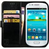 Rosso Element Samsung Galaxy S3 Mini Hoesje Book Cover Zwart