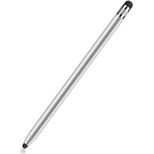 SBG Universele Stylus Pen Met Twee Zachte Punten Zilver