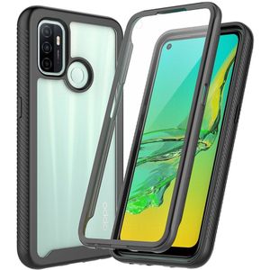 Oppo A53 / A53s Hoesje Full Protect 360° Cover Hybride Zwart