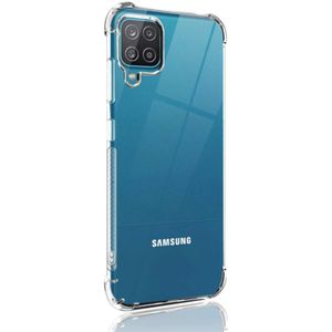 Samsung Galaxy A12 Hoesje Schokbestendig Transparant