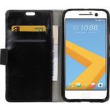 HTC 10 hoesje met kaarthouder zwart