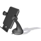Zens Draadloze Auto Dashboard / Raam Smartphonelader Zwart