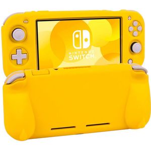 Nintendo Switch Lite Hoesje Flexibele Siliconen Back Cover Geel