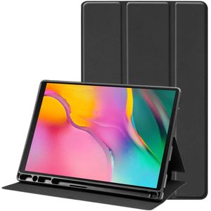 Samsung - Galaxy Tab A 10.1 (2019) - Hoes - Zwart - Luxe Tri-Fold Book Case