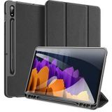 Dux Ducis Domo Series Samsung Galaxy Tab S7 Plus Tri-fold Hoes Zwart