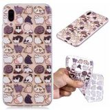 Huawei P20 Lite TPU Back Cover met Katten Print
