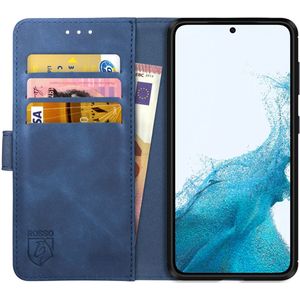 Rosso Element Samsung Galaxy S22 Hoesje Book Cover Wallet Blauw
