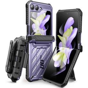 SUPCASE UB Pro Samsung Z Flip 5 Hoesje Full Protect Kickstand Paars