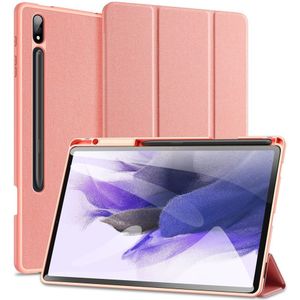 Dux Ducis Domo Samsung Tab S9  / S9 FE  Hoes Tri-Fold Book Case Roze