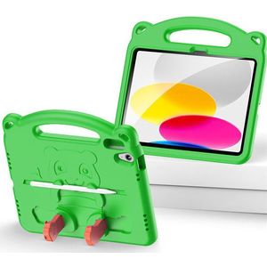 Dux Ducis Panda Apple iPad 10.9 (2022) Kinder Tablethoes Groen