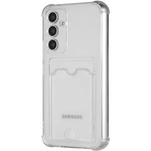 Samsung Galaxy A55 Hoesje Dun TPU met Pasjeshouder Transparant
