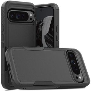 Google Pixel 9 Pro XL Hoesje Schokbestendige Hardcase Back Cover Zwart
