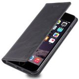 Apple iPhone 7 Plus / 8 Plus Retro Portemonnee Hoesje Zwart