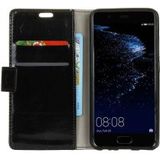 Huawei P10 Portemonnee Hoesje Zwart