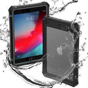 Apple iPad Mini 5 Hoes Waterdicht Full Protect Cover IP68 Zwart