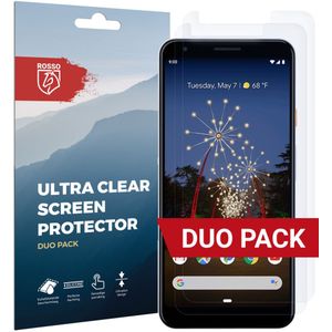 Rosso Google Pixel 3a XL Ultra Clear Screen Protector Duo Pack