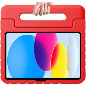 Apple iPad 10.9 (2022) Kinder Tablethoes met Handvat Rood