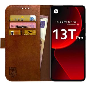 Rosso Element Xiaomi 13T / 13T Pro Hoesje Book Case Wallet Bruin