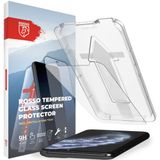 Rosso Apple iPhone 11 Pro Max Tempered Glass met Installatietray