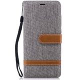 Nokia 5.1 Jeans Portemonnee hoesje Grijs