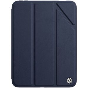 Nillkin Bevel Apple iPad Mini 6 (2021) Hoes Tri-Fold Book Case Blauw