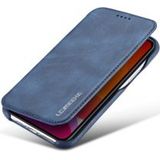 Apple iPhone 11 Pro Max Retro Portemonnee Bookcase Hoesje Blauw