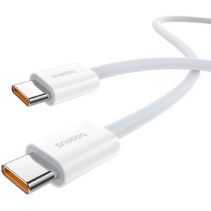 Baseus Superior Series 2 USB-C naar USB-C Kabel 100W 1 Meter Wit