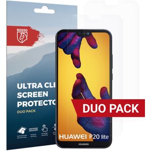 Rosso Huawei P20 Lite Ultra Clear Screen Protector Duo Pack