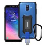 Armor X BX-Series Samsung Galaxy A6 Robuust Hoesje Transparant Zwart
