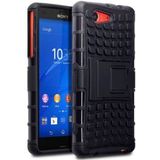Sony Xperia Z3 Compact Antislip Back Cover Hoesje Zwart