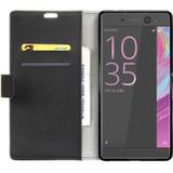 Sony Xperia XA Ultra Portemonnee Flip Hoesje Zwart