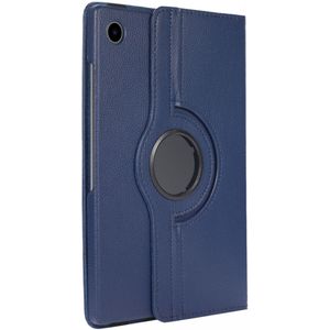 Samsung Galaxy Tab A8 Hoes 360 Graden Draaibare Book Case Blauw