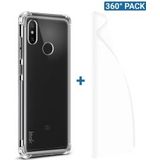 IMAK Xiaomi Mi A2 Lite Hoesje TPU met Screenprotector Transparant