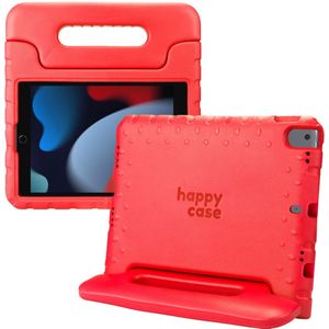 HappyCase iPad 10.2 2019/2020/2021 Kinder Tablethoes Handvat Rood
