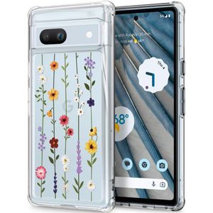 Spigen Cyrill Cecile Google Pixel 7a Hoesje Back Cover Flower Garden