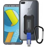 Armor X BX-Series Honor 9 Lite Robuust Hoesje Transparant Zwart