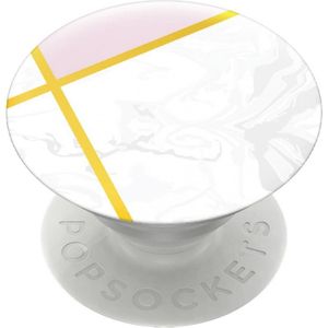 PopSockets X HappyCase PopGrip PopTop Greep en Standaard Roze Marmer