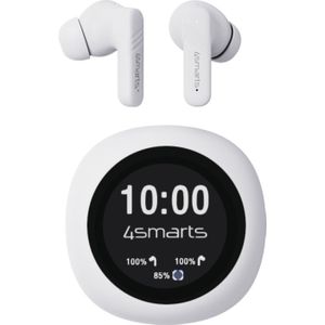 4Smarts - Skybuds Screen Pro - Draadloze Oordopjes - Wit - ANC