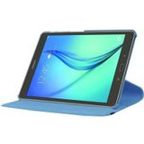 Samsung Galaxy Tab S2 (9.7) Lychee Rotary Stand Case Blauw