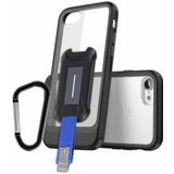 Armor X BX-Series Apple iPhone 8 / 7 Robuust Hoesje Transparant Zwart
