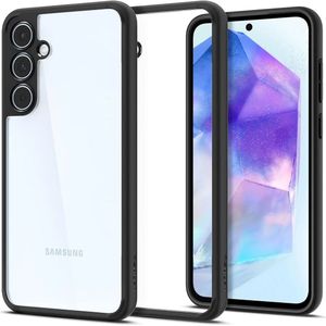 Spigen Ultra Hybrid Samsung Galaxy A55 Hoesje Back Cover Matte Zwart