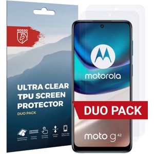 Rosso Motorola Moto G42 Ultra Clear Screen Protector Duo Pack