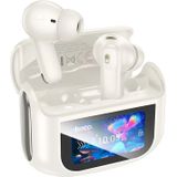 Hoco EQ21 ANC Noise Cancelling Draadloze Oordopjes Met Touchscreen Wit